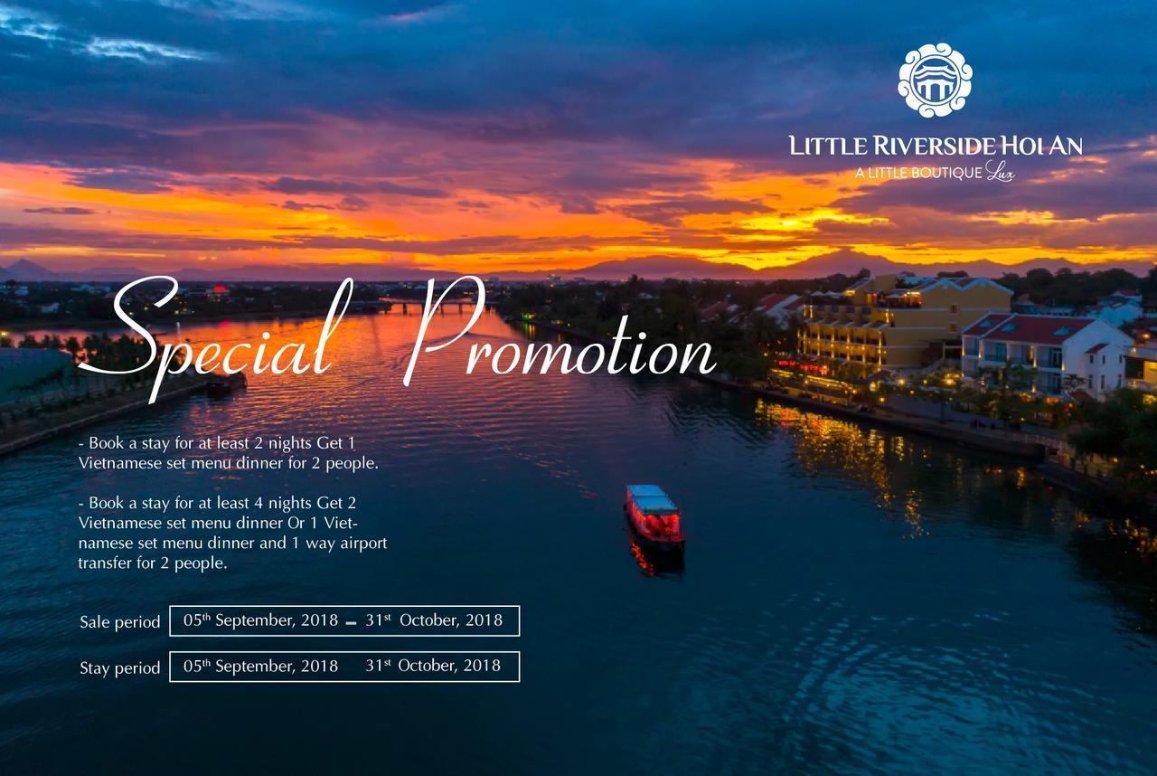 Little Riverside Hoi An . A Luxury Hotel & Spa Bagian luar foto Little Riverside Hotel